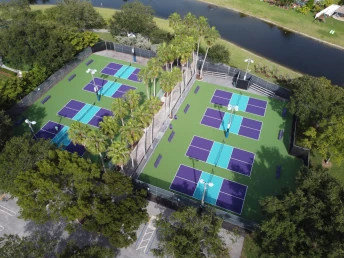 Thi công sân Pickleball 9C DECOTURF