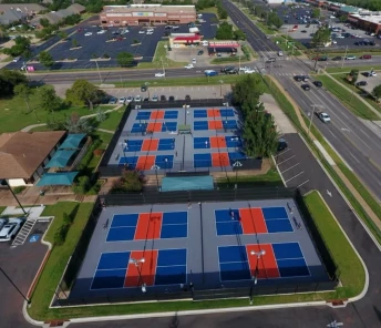 Thi công sân pickleball LAYKOLD US OPEN nền bê tông