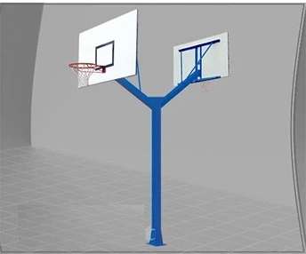 Cột bóng rổ đôi cố định, bảng TopSports Composite