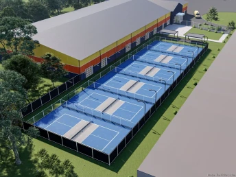 Sơn sân pickleball TOPSPORTS 5C