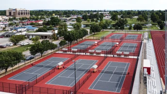 Sơn sân tennis 6 lớp sơn có hạt cao su Deco US OPEN 